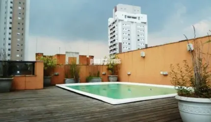 EXCELENTE COBERTURA COM 380M²AU 4 SUÍTES 4 GAR, CHURRASQUEIRA, PISCINA, SAÚNA, SALA DE GINÁSTICA.