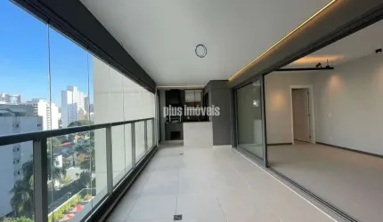 APARTAMENTO PINHEIROS SHOW ! NOVO, COM VARANDA COM CHURRASQUEIRA, FECHADA DE VIDRO, AR CONDICIONADO