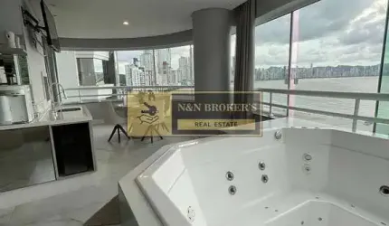 Apartamento para locação com Hidromassagem vista mar , Centro, Balneário Camboriú, SC