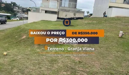 Terreno à venda, 125 m² por R$ 300.000,00 - Granja Viana - Cotia/SP