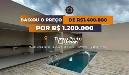 Casa com 3 dormitórios à venda, 223 m² por R$ 1.200.000,00 - Tijuco Preto - Vargem Grande Paulista/SP