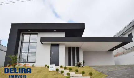 Casa térrea com 3 suítes a venda em Atibaia dentro de condomínio