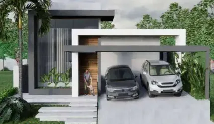 Casa confortável e elegante com 3 suítes em condomínio.