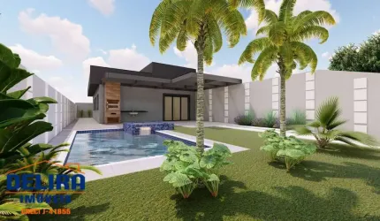 Casa com 3 Dormitórios, Suíte e Piscina – Apta para Financiamento Bancário!