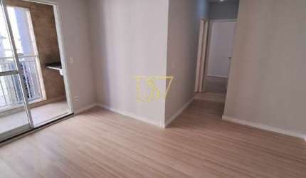 APARTAMENTO PARA ALUGAR CENTRO SBC - 2 QUARTOS SACADA GRILL 1 VAGA - 50M²