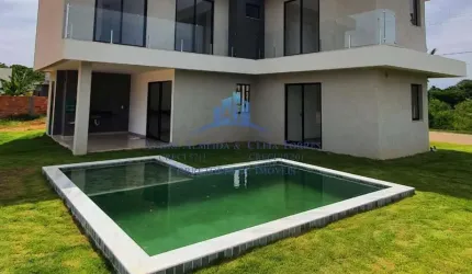 Casa em Condomínio para Venda em Camaçari, 4 dormitórios, 4 suítes, 5 banheiros, 6 vagas