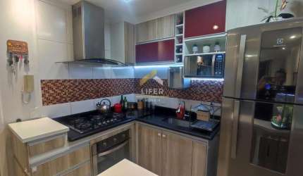 Apartamento com 3 quartos à venda na Rua Nelson Pereira Bueno, 325, Vila São Francisco, Hortolândia, 55 m2 por R$ 265.000