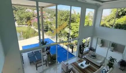 Casa em condomínio fechado com 6 quartos para alugar na Estrada da Boiada, 179, Marambaia, Vinhedo, 680 m2 por R$ 25.000