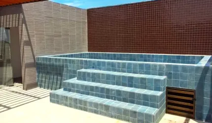 Cobertura Duplex nova, com 156 m² com 3 quartos e piscina privativa no Bairro dos Estados