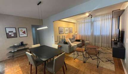 Apartamento semi- mobiliado com 90 m² no Jardim Paulista para locaçao