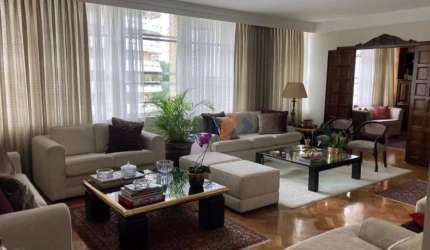 Apartamento com 275 m² em Higienópolis para venda ou locação
