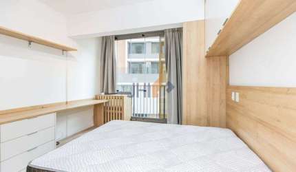 Studio novo com 27 m² ao lado da Estação Vila Madalena, para locação