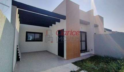 Imperdível! Casa à Venda 3 Quartos, 2 Salas, 2 Banheiros e 2 Vagas no Ouro Fino, São José dos Pinhais - 81.37m². Aproveite!