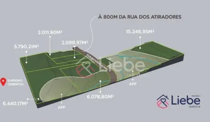 Terreno à venda no Testo Central, Pomerode  por R$ 220.000