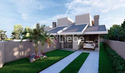 Casa em condomínio fechado com 3 quartos à venda no Ribeirão Herdt, Pomerode , 116 m2 por R$ 530.000