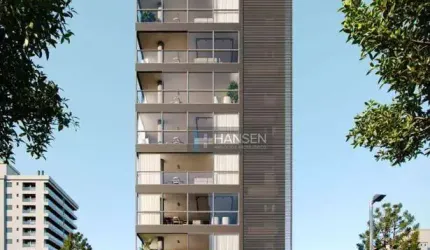 Apartamento com 3 suítes  à venda, 113 m² por R$ 1.079.619 - América - Joinville/SC