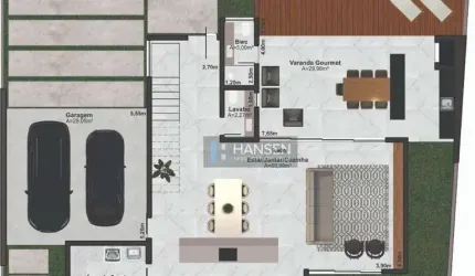 Sobrado com 3 dormitórios à venda, 290 m² por R$ 2.845.724,00 - América - Joinville/SC