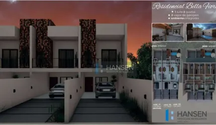 Sobrado com 3 dormitórios sendo 1 suíte à venda, 127 m² por R$ 560.000 - São Marcos - Joinville/SC