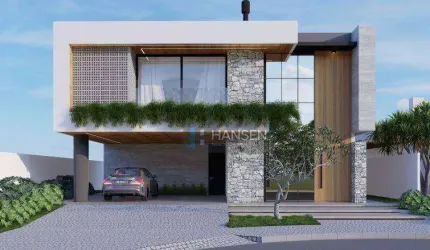 Casa com 4 suítes  à venda, 341 m² por R$ 2.750.000 - Pirabeiraba - Joinville/SC