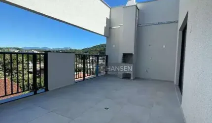 Cobertura com 2 suíte + 1 dormitório à venda, 133 m² por R$ 1.376.162 - Anita Garibaldi - Joinville/SC