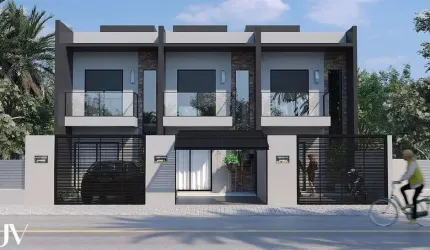 Sobrado com 1 suíte + 2  dormitórios à venda, 112 m² por R$ 580.000 - Enseada - São Francisco do Sul/SC