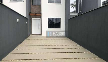Sobrado com 1 suíte + 2  dormitórios à venda, 97 m² por R$ 600.000 - Bom Retiro - Joinville/SC
