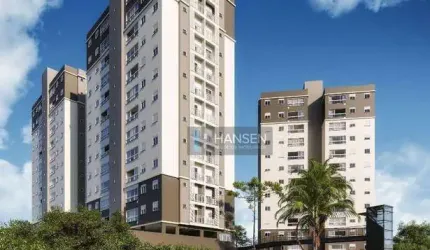 Apartamento com 1 suíte + 2  dormitórios à venda, 74 m² por R$ 715.615 - Glória - Joinville/SC