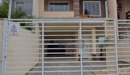 Sobrado com 1 suíte + 2  dormitórios à venda, 132 m² por R$ 670.000 - Floresta - Joinville/SC