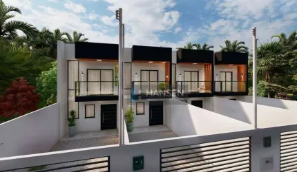 Sobrado com 2 suítes à venda, 95 m² por R$ 439.900 - Guanabara - Joinville/SC