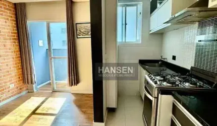 Apartamento com 2 dormitórios para alugar, 52 m² por R$ 2.030 + taxas/mês - Santo Antônio - Joinville/SC