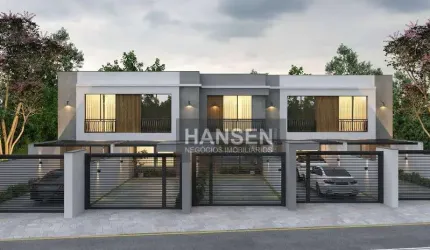 Sobrado com 1 suíte + 2  dormitórios à venda, 105 m² por R$ 652.118 - Saguaçu - Joinville/SC