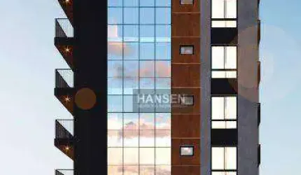 Apartamento com 1 suíte + 2  dormitórios à venda, 111 m² por R$ 971.444 - América - Joinville/SC