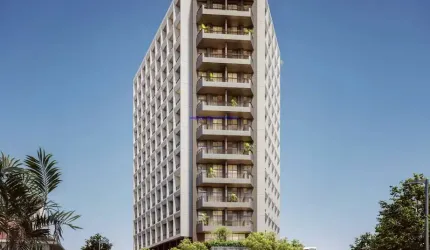 Apartamento Studio 25,35m², 01 dormitório e 01 banheiro; (Fotos ilustrativas, entrega prevista para Janeiro/2026).  Condomínio com segurança, portaria