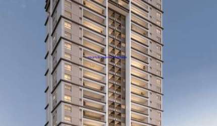 Apartamento 142m², 03 dormitórios (sendo suítes), 04 banheiros e 02 vagas de garagem; (fotos ilustrativas, entrega prevista para Julho/2025).