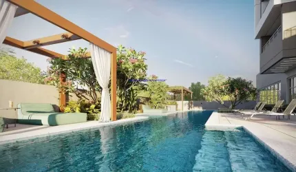 Apartamento 35m², 01 dormitório (sendo 01 suíte), 01 sala e  02 banheiros; (FOTOS ILUSTRATIVAS) Previsão de entrega para Julho/2025).  Condomínio com