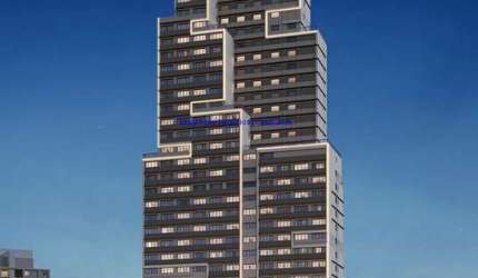 Apartamento Studio 25m², 01 dormitório e 01 banheiro; (Fotos Ilustrativas) Entrega prevista para Julho/2025.  Condomínio com Segurança, Portaria
