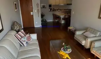 Apartamento 129m², 03 dormitórios (sendo 01 suíte), 02 banheiros e 01 vaga na garagem.  Condomínio com Segurança, Portaria, Academia, Piscina