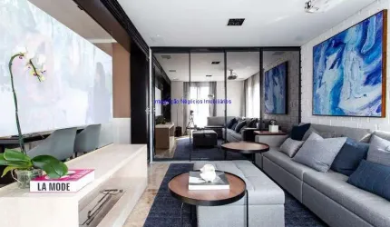 Apartamento Duplex Cobertura MOBILIADO 150m², 03 dormitórios (sendo 01 suíte), 02 banheiros e 02 vagas na garagem.  Condomínio com Segurança, Portaria