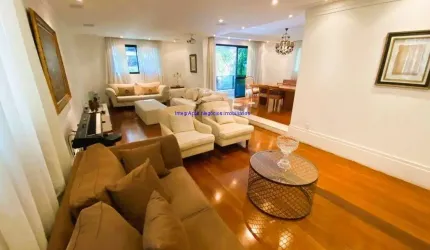 Apartamento 290m², 04 dormitórios (sendo 04 suítes), 05 banheiros e 03 vagas de garagem;  Condomínio com Segurança, Portaria, Salão de festas,