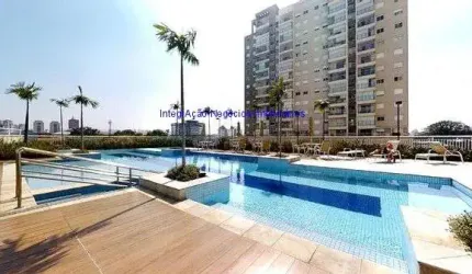 Apartamento 68m², 02 dormitórios ( sento 01 suite), 02 banheiros e 01 vaga na garagem.  Condomínio com portaria, segurança 24hrs, piscina, salão de fe