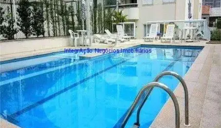 Apartamento 96m², 03 dormitórios (sendo 01 suíte), 02 banheiros e 02 vagas na garagem.  Condomínio com portaria, segurança 24hrs, piscina,
