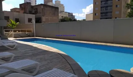 Apartamento 58m², 02 dormitórios, 02 banheiros e 02 vagas na garagem.  Condomínio com portaria, segurança 24hrs, piscina, academia, churrasqueira e ja