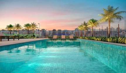 Apartamento 69,90m²,  02 dormitórios (sendo suítes), 03 banheiros e 01 vaga de garagem; (Fotos ilustrativas, entrega prevista para Nov/2027).