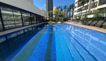 Apartamento 116m², 03 dormitórios, 03 banheiros e 02 vagas de garagem.  Condomínio com Segurança, Portaria, pisina, academia e salão de festas.