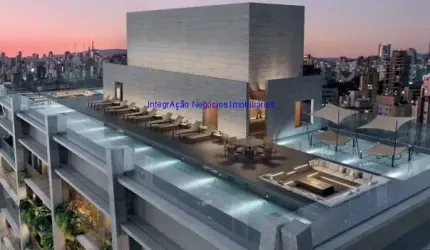 Apartamento  38,03m², 01 dormitório e 01 banheiro; (Fotos ilustrativa, entrega prevista para Novembro/2026).  Condomínio com portaria, segurança