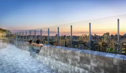Apartamento 114,60m², 02 dormitórios (sendo suítes),  03 banheiros e 02 vagas de garagem. (Fotos ilustrativas, entrega prevista para Janeiro/2025).