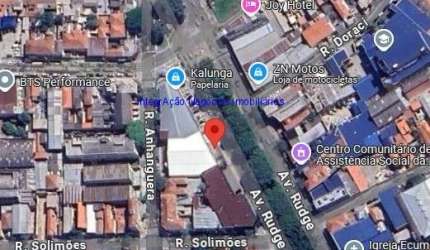 Galpão 2000m² e 04 banheiros.  Excelente localização, entre as Ruas Baronesa de Porto Carreiro, Anhanguera e Solimões.  Todas as informações