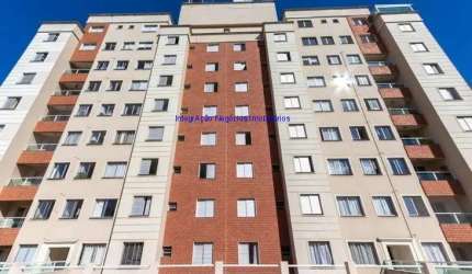 Apartamento 49m², 02 quartos e 01 banheiro.  Condomínio com portaria, segurança, piscina, churrasqueira, academia, brinquedoteca, playground