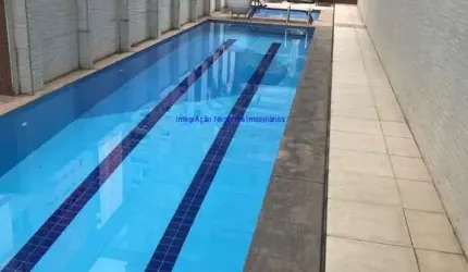 Condomínio com portaria, segurança 24hrs, piscina, piscina infantil, academia, churrasqueira, salão de festa, salão de jogos, playground e jardim.