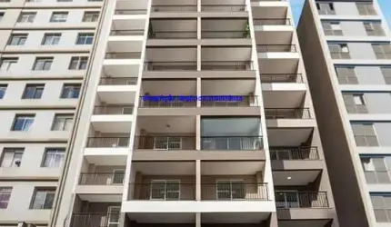 Apartamento Studio 30,25m², 01 dormitório e 01 banheiro.  Condomínio com Segurança e Portaria, piscina, salão de festas e academia.  Excelente